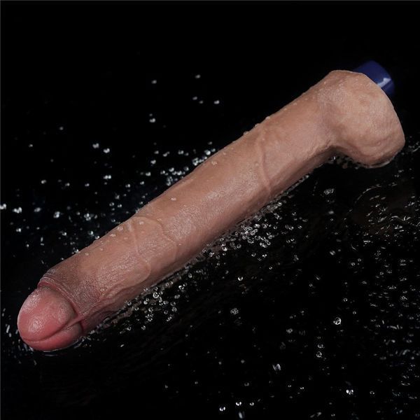 Вибратор Lovetoy Real Softee 10.5", 26,5 см (коричневый) 44748 фото