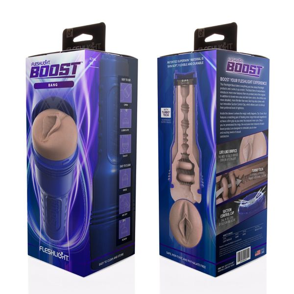 Мастурбатор Fleshlight Boost Bang Light Medium, 25 см (телесный) 35054 фото