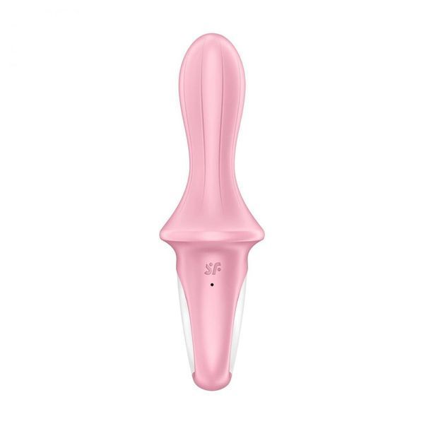 Надувний анальний вібратор Satisfyer Air Pump Booty 5+, 19 см (рожевий) 34688 фото