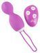 Вагінальні кульки Sweet Smile Remote Controlled Rotating Love Balls, 16 см (фіолетовий) 46160 фото 1