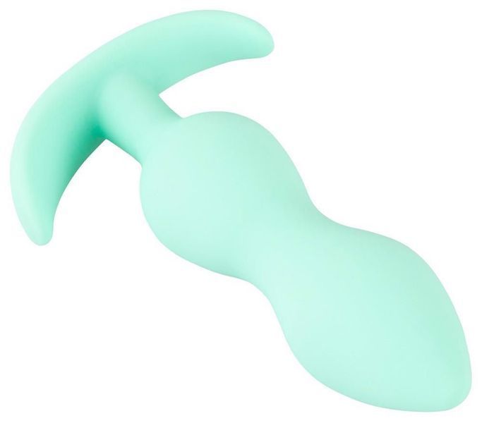 Анальна пробка Cuties Mini Butt, 7.5х2.8 см (м'ятний) 31834 фото
