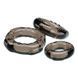 Набор эрекционных колец Baile Cock ring Yvonne Set, 3 шт (чёрный) 26312 фото 5