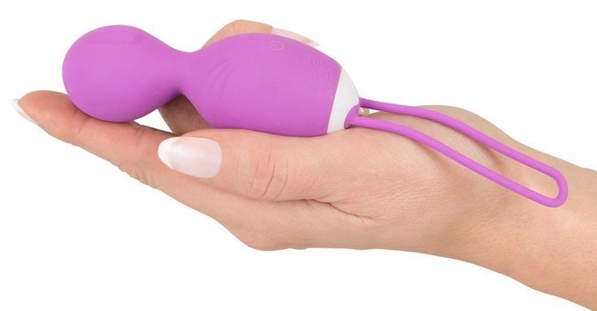 Вагінальні кульки Sweet Smile Remote Controlled Rotating Love Balls, 16 см (фіолетовий) 46160 фото