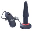 Анальна пробка Malesation Dual Layer Silicone Plug Vibe, 14 см (чорний) 11360 фото