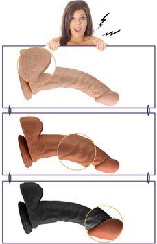 Фаллоимитатор Lovetoy Real Extreme, 22 см (телесный) 46324 фото