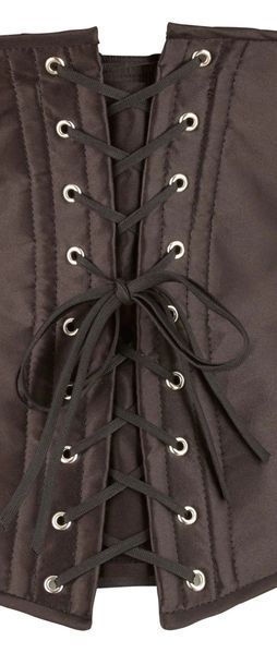 Корсет Cottelli Collection Underbust, XL (черный) 55558 фото