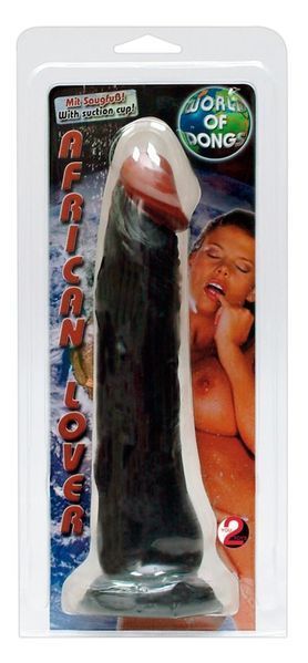 Реалістичний фалоімітатор You2Toys African Lover, 23 см (чорний) 10208 фото