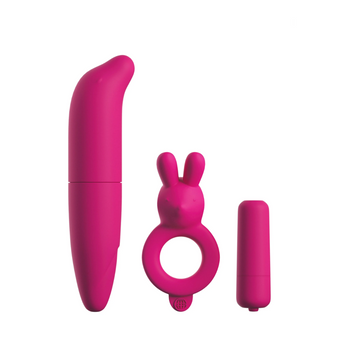 Набір секс-іграшок Classix Couples Vibrating Starter Kit, 3 шт (рожевий) 73520 фото
