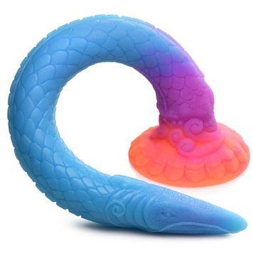 Анальный фаллоимитатор Creature Cocks Glows In The Dark Makara, 46,4 см (мульти) 63602 фото