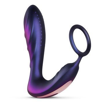 Стимулятор простати Hueman Black Hole Anal Vibrator, 14,3 см (фіолетовий) 86800 фото