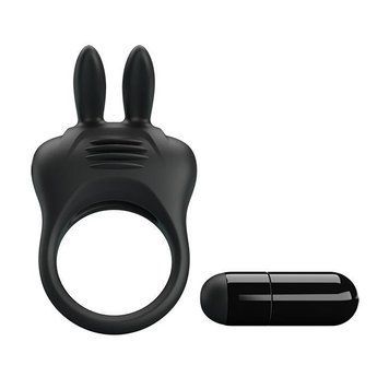 Ерекційне кільце Pretty Love Davion Penis Ring, 7,4 см (чорний) 26314 фото