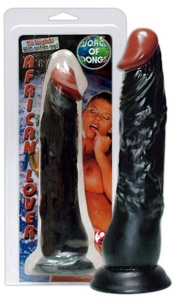 Реалістичний фалоімітатор You2Toys African Lover, 23 см (чорний) 10208 фото