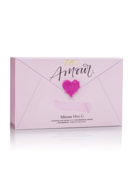 Вібратор Jopen Amour Mini G, 10.2 см (рожевий) 76578 фото