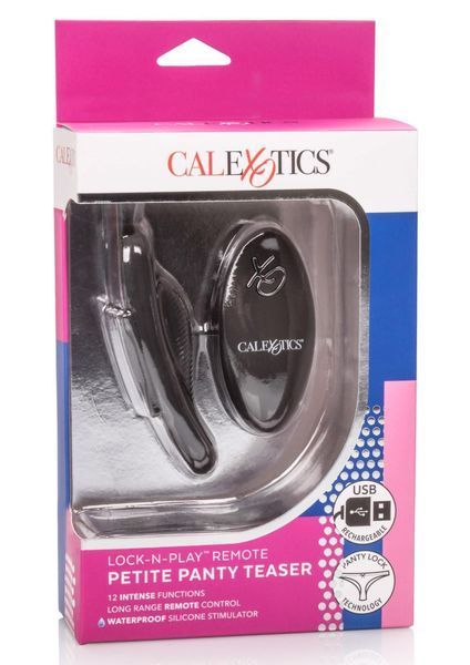 Вібратор для клітора CalExotics Remote Petite Panty Teaser, 9,5 см (чорний) 10618 фото