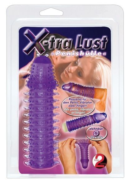 Насадка на пенис X-tra Lust Penishulle, 14,5 см (фиолетовый) 10964 фото