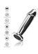 Анальна пробка ToyJoy Buttocks Vibrating Metal Buttplug, 11,8 см (сріблястий) 136606 фото 4