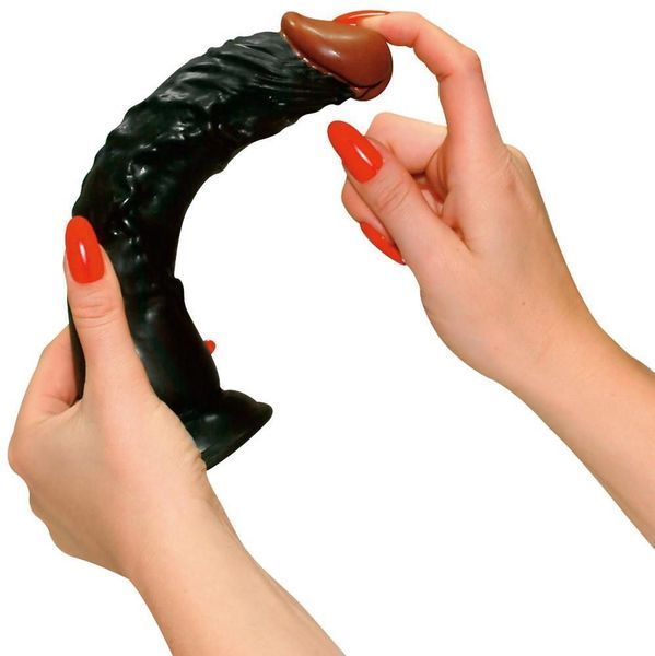 Реалістичний фалоімітатор You2Toys African Lover, 23 см (чорний) 10208 фото
