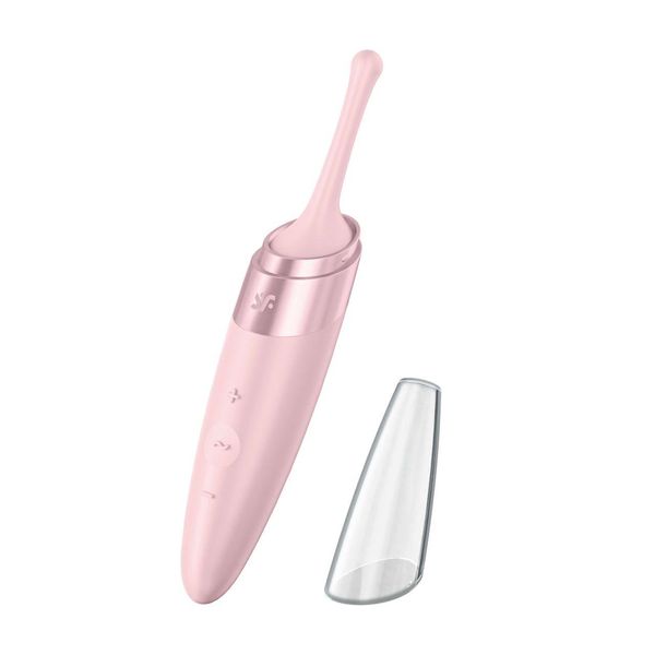 Стимулятор для клитора Satisfyer Twirling Delight, 16 см (розовый) 12291 фото