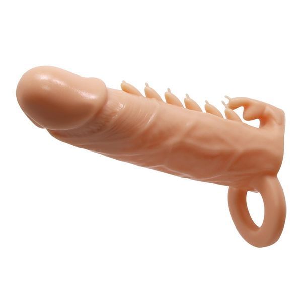 Насадка на пенис LyBaile Penis Sleeve Emmitt,16 см (телесный) 29014 фото