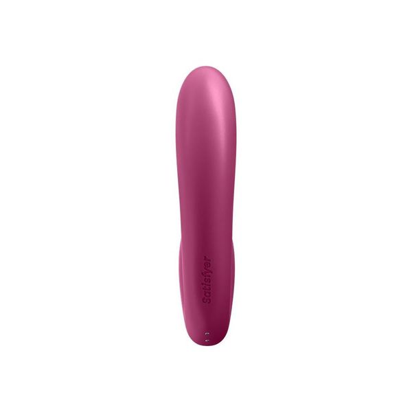 Вакуумний стимулятор клітора з вібрацією Satisfyer Sunray (малиновий) 12927 фото