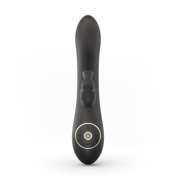 Вакуумний вібратор-кролик Dorcel Divine Rabbit, 20,5 см (чорний) 25722 фото