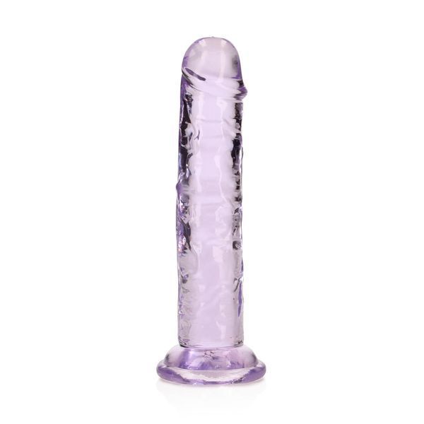 Фаллоимитатор RealRock Crystal Clear Realistic Dildo 6'', 14.5 см (фиолетовый) 59602 фото