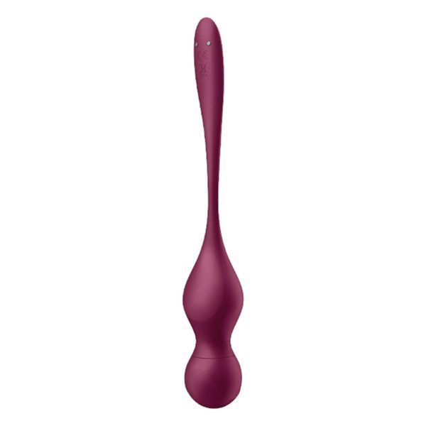 Вагінальні кульки Satisfyer Love Birds Vary, 22.2 (бордовий) 73016 фото