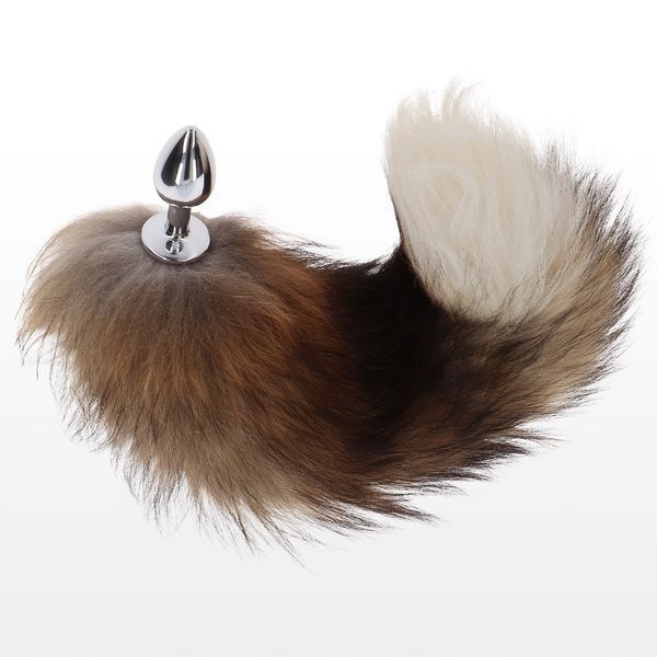Анальная пробка с хвостом Taboom Foxtail Buttplug, 50 см (мульти) 70098 фото
