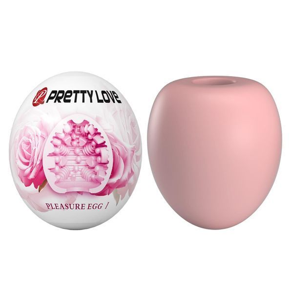 Мастурбатор яйце Pretty Love Pleasure Egg I (рожевий) 64406 фото