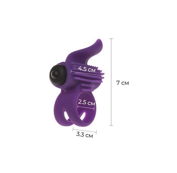 Ерекційне кільце Adrien Lastic Bullet Lastic Ring, 7 см (фіолетовий) 83742 фото