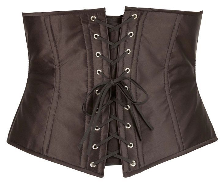 Корсет Cottelli Collection Underbust, XL (черный) 55558 фото