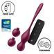 Вагінальні кульки Satisfyer Love Birds Vary, 22.2 (бордовий) 73016 фото 2