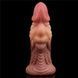 Фалоімітатор Dual-Layered Silicone Nature Cock 7.0'', 18 см (коричневий) 43960 фото 2