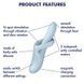 Вібратор Satisfyer Heat Flex 4, 23 см (блакитний) 111984 фото 3