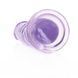 Фаллоимитатор RealRock Crystal Clear Realistic Dildo 6'', 14.5 см (фиолетовый) 59602 фото 4