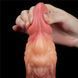 Фалоімітатор Dual-Layered Silicone Nature Cock 7.0'', 18 см (коричневий) 43960 фото 7