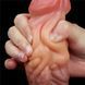 Фалоімітатор Dual-Layered Silicone Nature Cock 7.0'', 18 см (коричневий) 43960 фото 8
