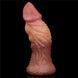 Фалоімітатор Dual-Layered Silicone Nature Cock 7.0'', 18 см (коричневий) 43960 фото 1