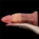 Фалоімітатор Dual-Layered Silicone Nature Cock 7.0'', 18 см (коричневий) 43960 фото 10