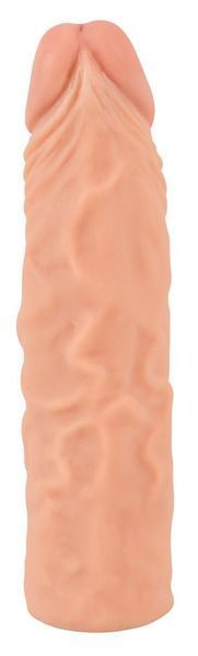 Насадка на пеніс Nature Skin Extension Sleeve, 19,5 см (тілесний) 20894 фото