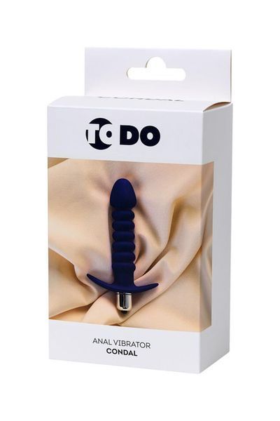 Анальная пробка ToDo Anal Vibrator Condal, 14 см (фиолетовый) 131774 фото