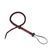 Батіг Liebe Seele Victorian Garden Lace і Vegan Leather Bull Whip, 90 см (чорний з червоним) 123536 фото