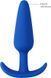 Анальная пробка ShotsToys Slim Butt Plug, 8.3 см (синий) 80716 фото 5