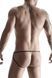 Чоловічі стрінги Regnes Fetish Planet wetlook otwartym, XL (чорний) 87828 фото 3