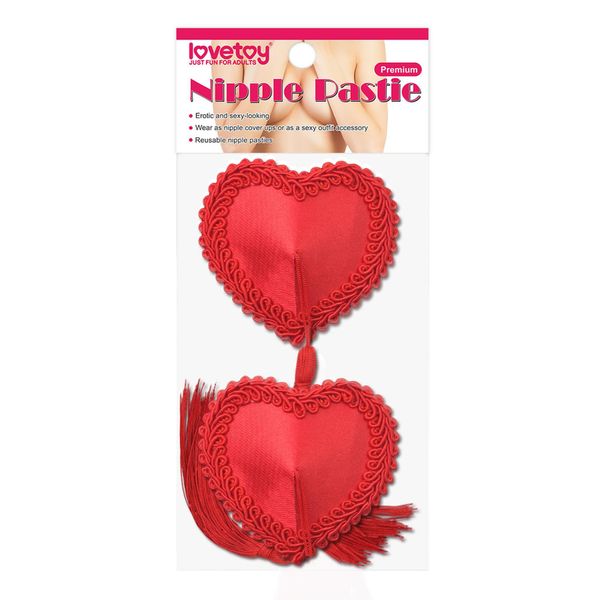 Наклейки на соски LoveToy Nipple Pastie (красный) 14326 фото