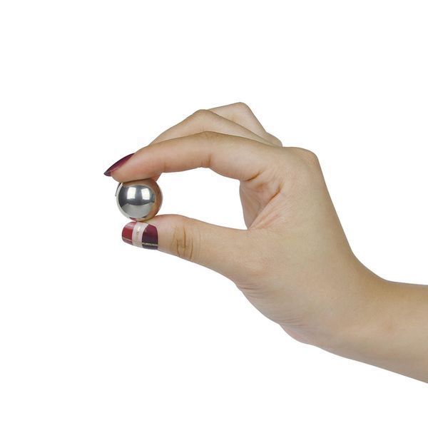 Вагинальные шарики LoveToy Passion Dual Balls, 2 см (сепебристый) 14123_EU фото