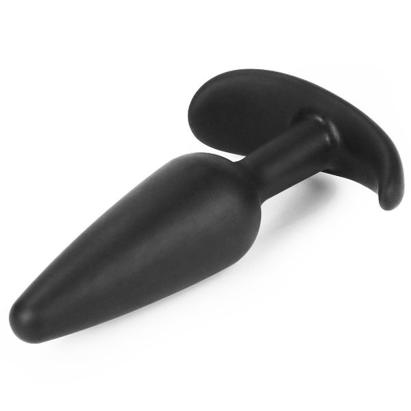 Анальна пробка LoveToy Lure Me Butt Plug Slim, 10 см (чорний) 14125 фото