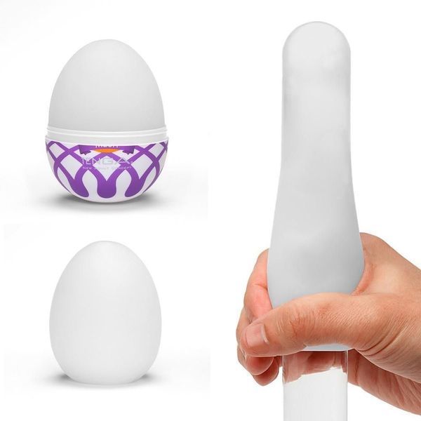 Мастурбатор яйце Tenga Egg Wonder Mesh (білий) 46396 фото