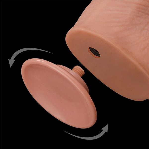 Фаллоимитатор LoveToy Sliding-Skin Dual Layer Dong King Sized, 34 см (телесный) 44564 фото