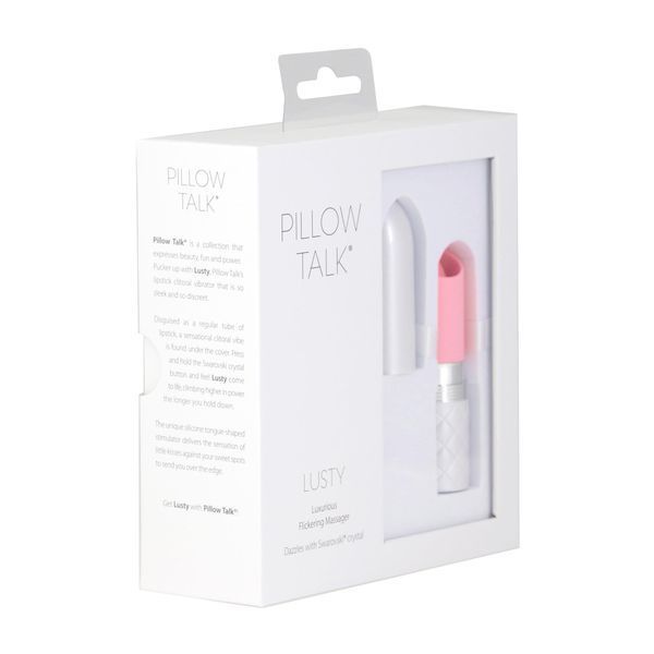 Вибратор Pillow Talk Lusty LuxuriousFlickering, 9,4 см (розовый) 34116 фото